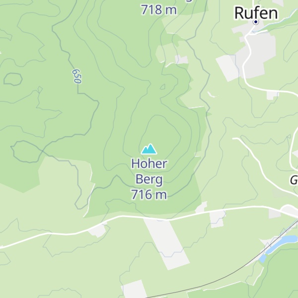 Map of Hoher Berg