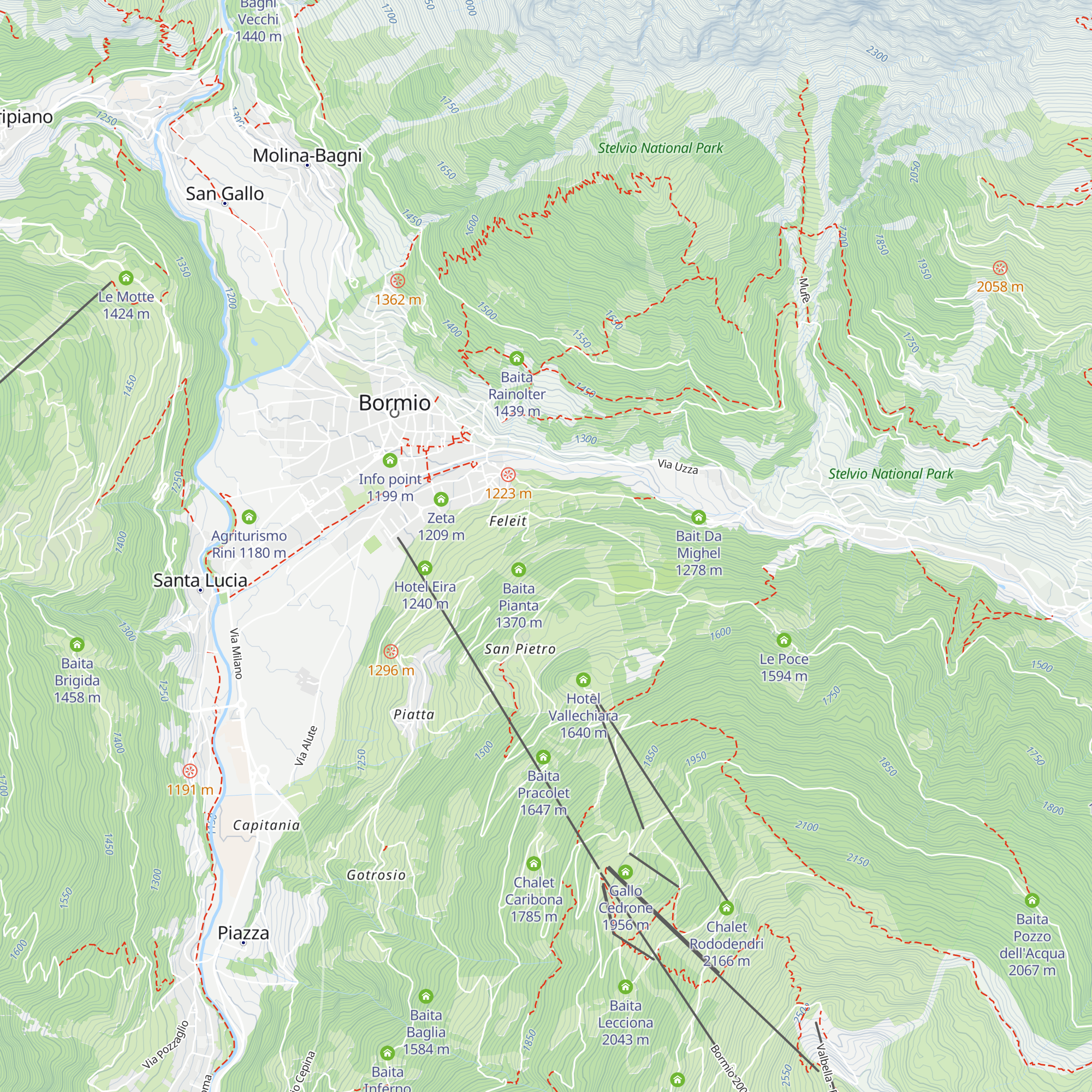 Bosco Basso map