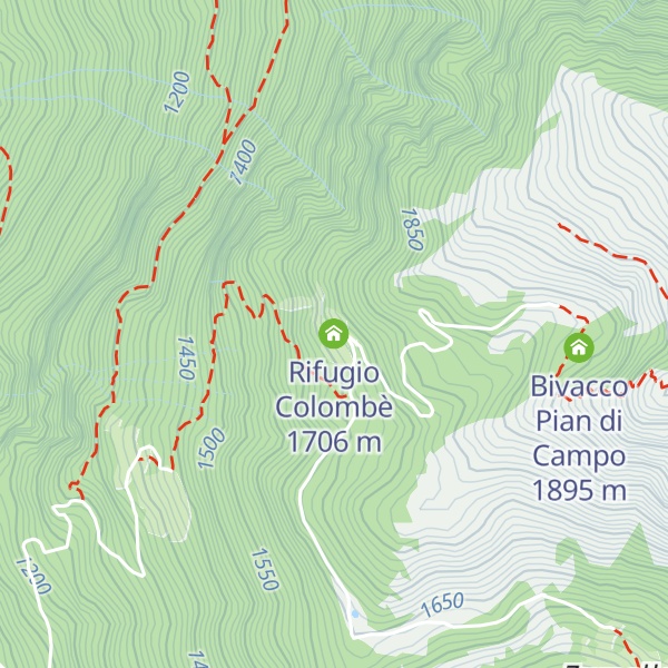 Map of Rifugio Colombè