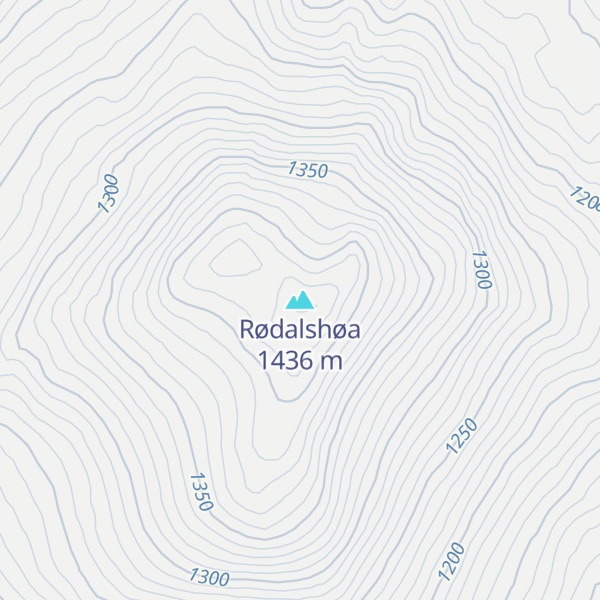 Map of Rødalshøa