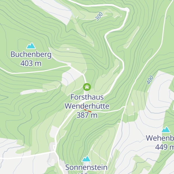 Map of Forsthaus Wenderhütte