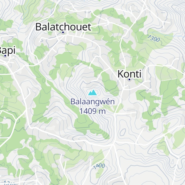 Map of Balaangwén