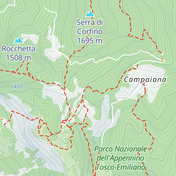 Map of Rifugio Granaiola