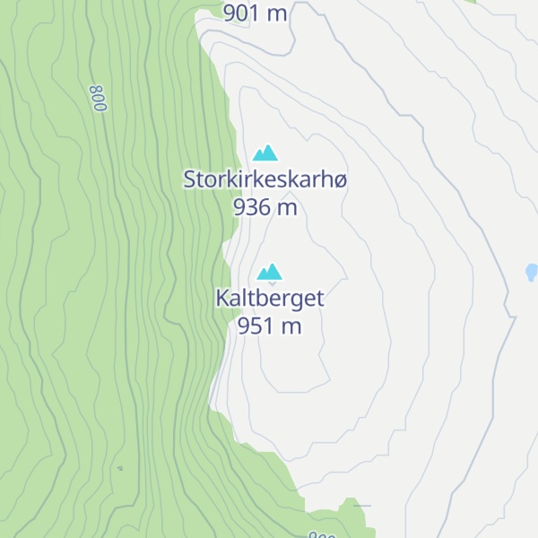 Map of Kaltbergtårnet