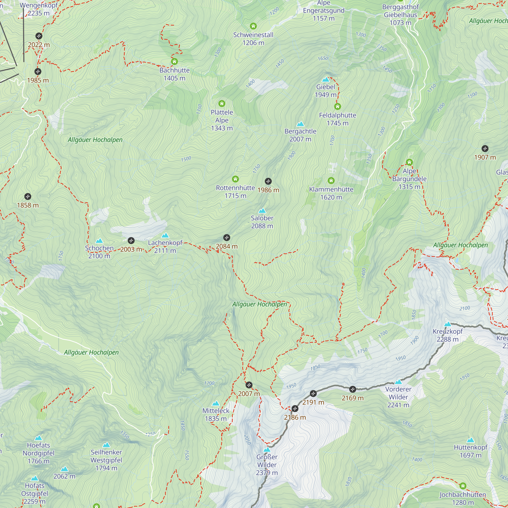 Bergwachthütte map
