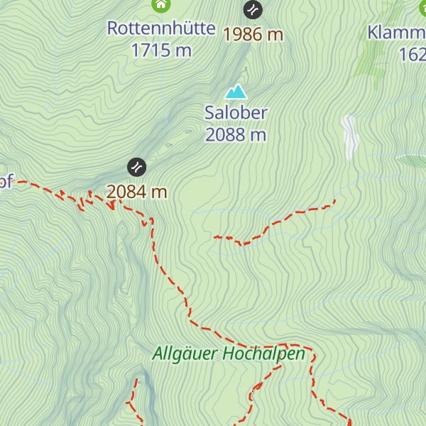 Map of Bergwachthütte