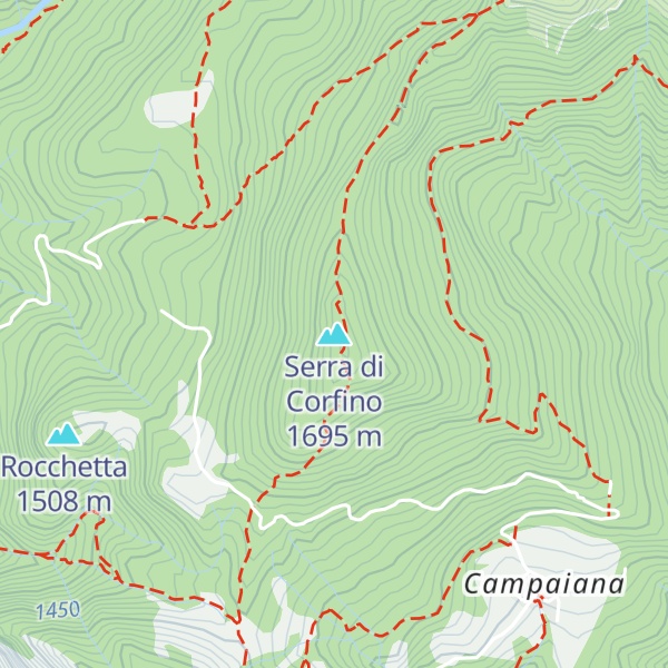 Map of Serra di Corfino