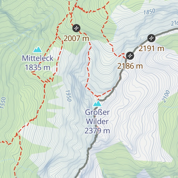 Map of Großer Wilder Nordgipfel