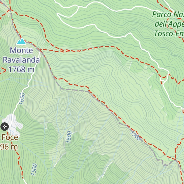 Map of Monte Castellino