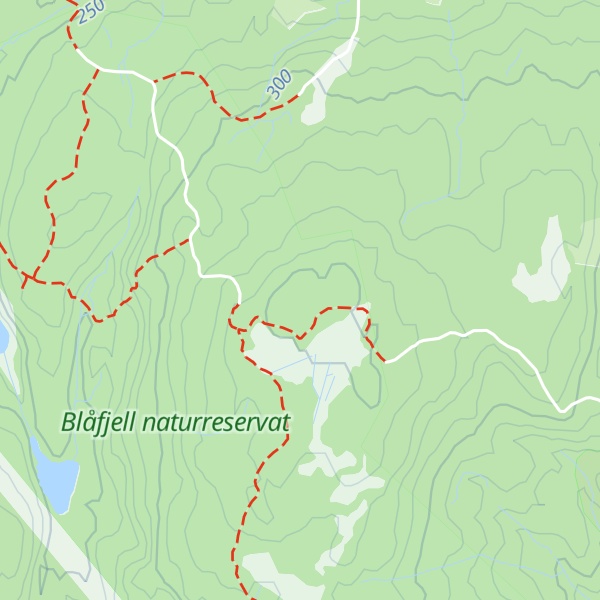 Map of Breimåseåsen