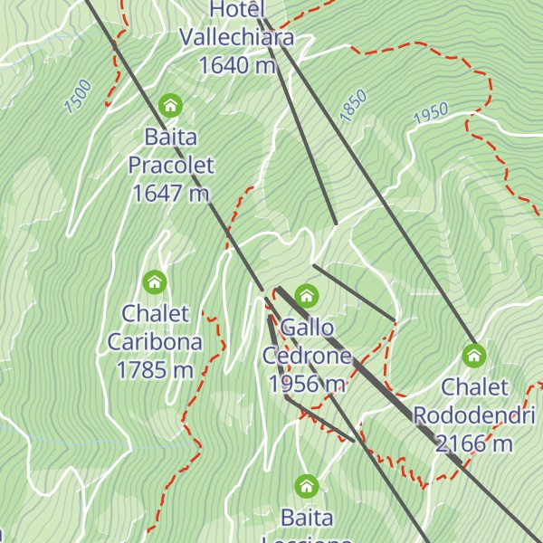 Map of Hotel Girasole Bormio 2000