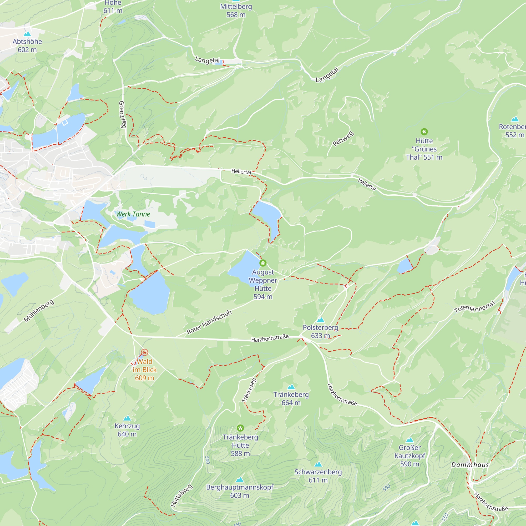 August Weppner Hütte map
