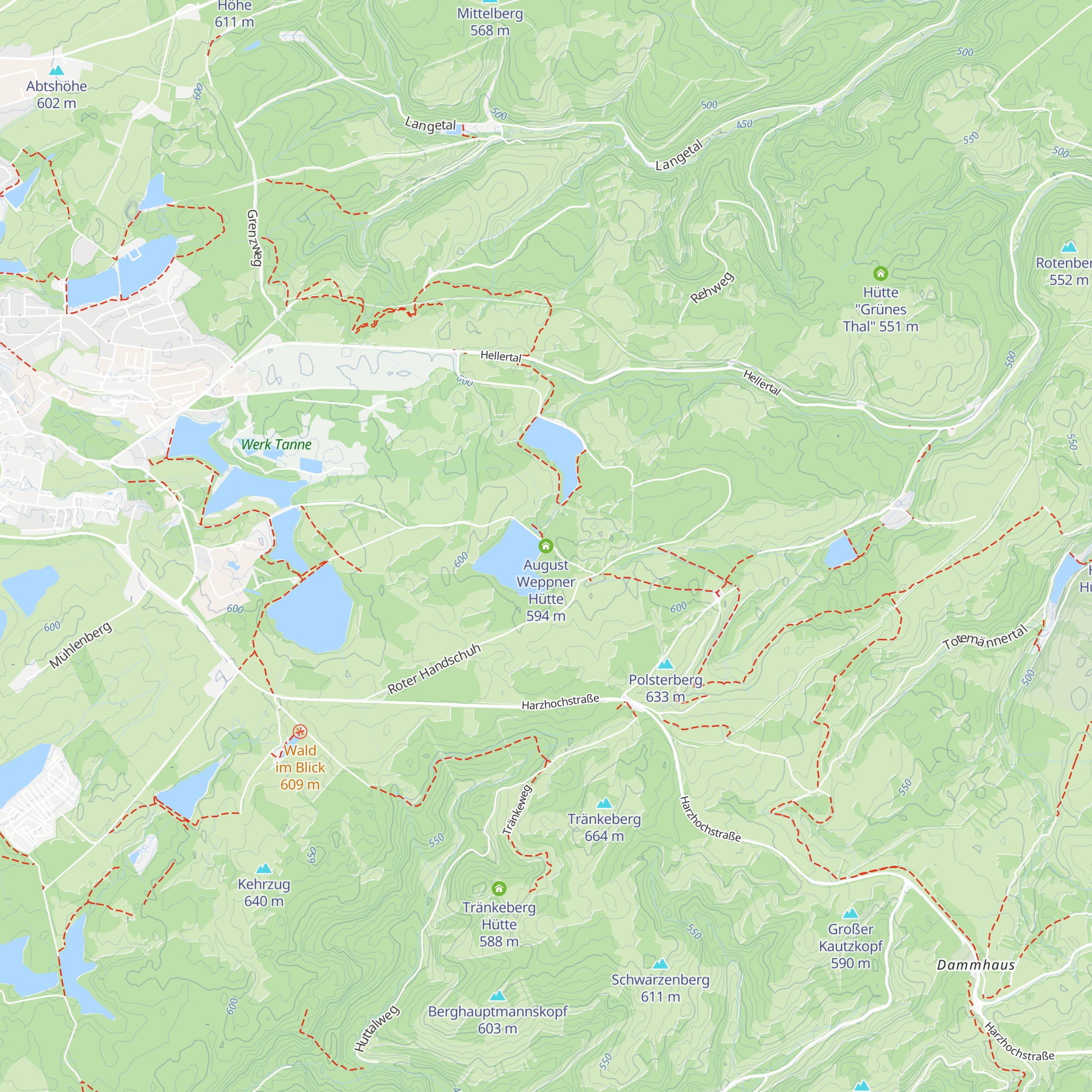 August Weppner Hütte map