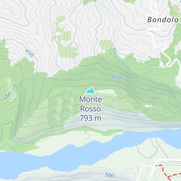 Map of Monte Rosso