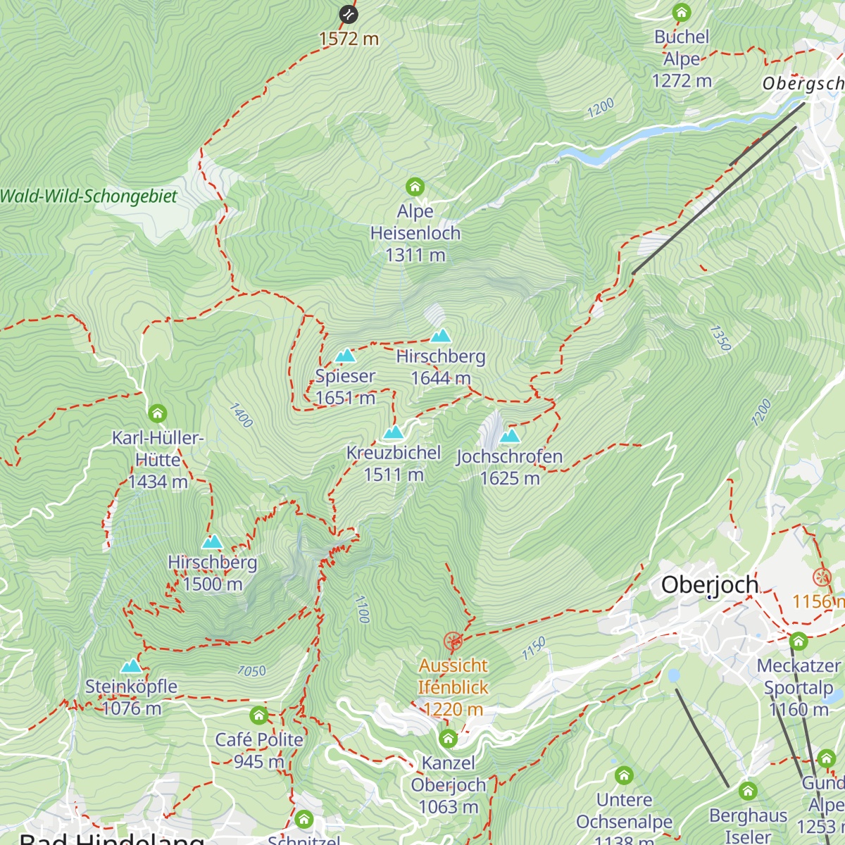 Hirsch-Alpe map