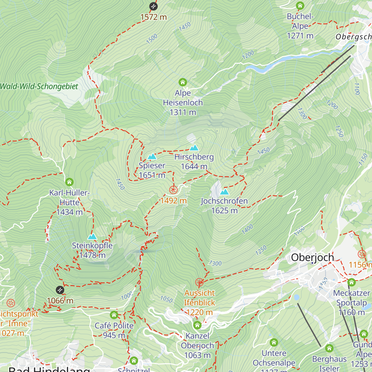 Hirsch-Alpe map