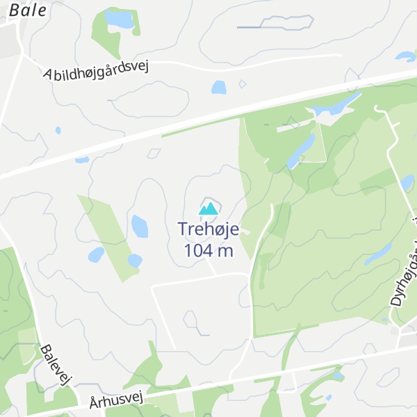 Map of Trehøje