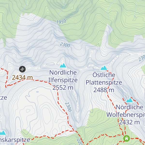 Map of Südliche Ilfenspitze