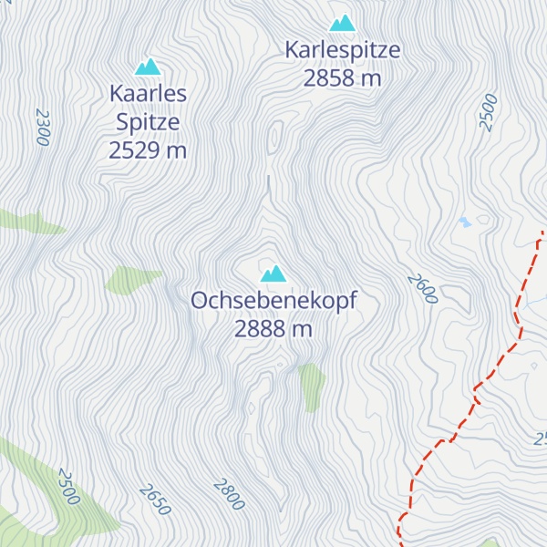 Map of Ochsebenekopf