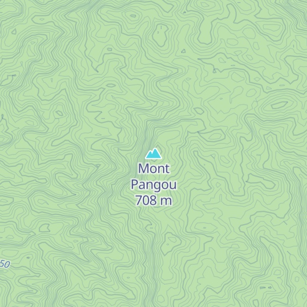 Map of Mont Pangou