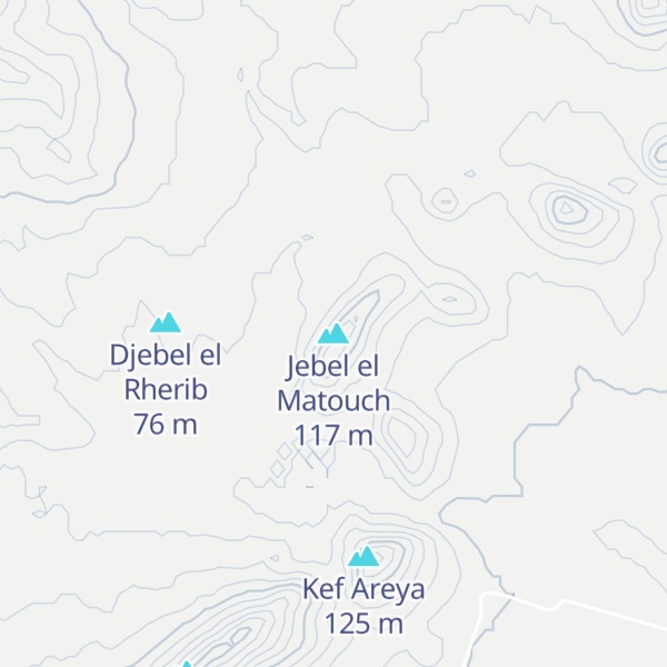 Map of Jebel el Matouch