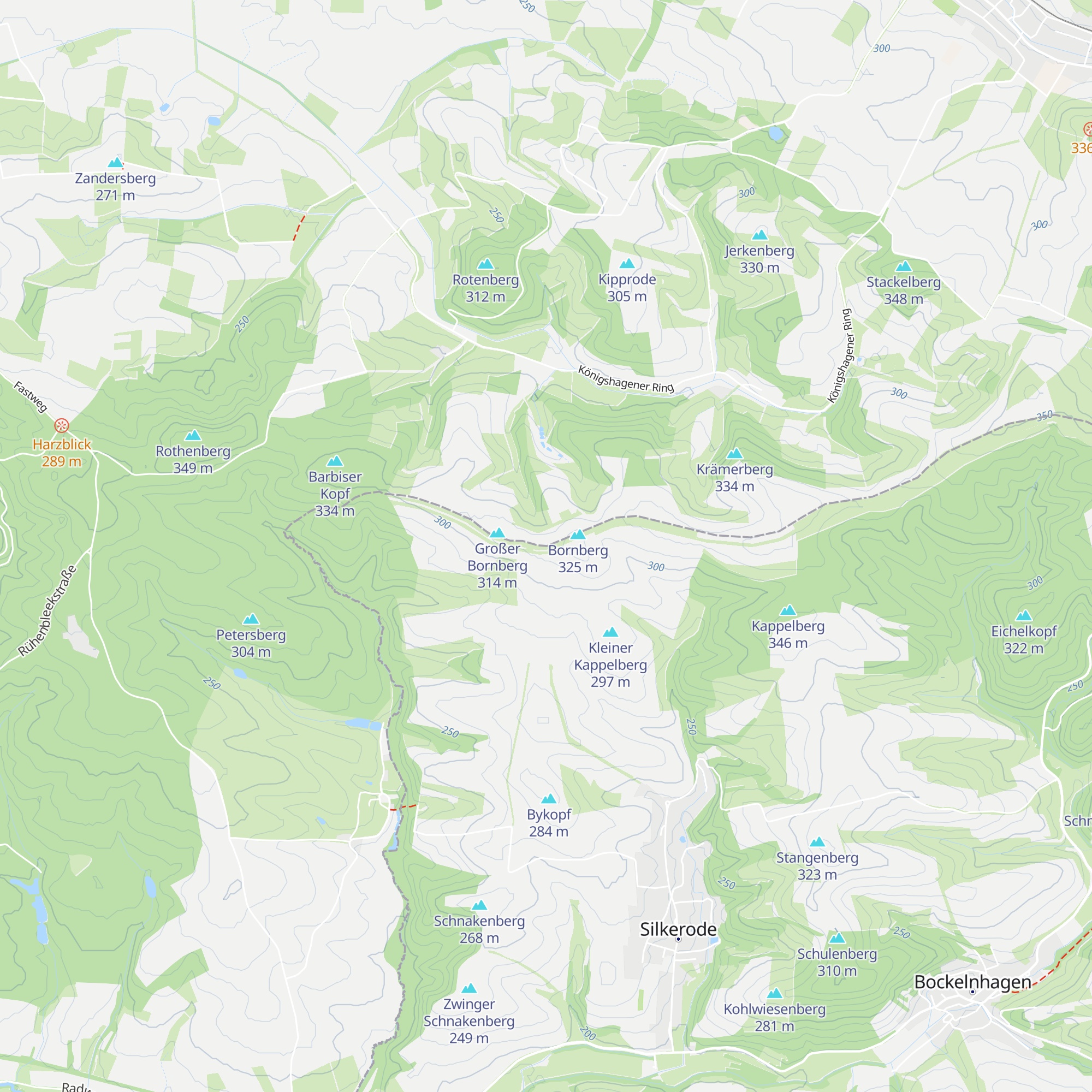 Hochstedter Hütte map