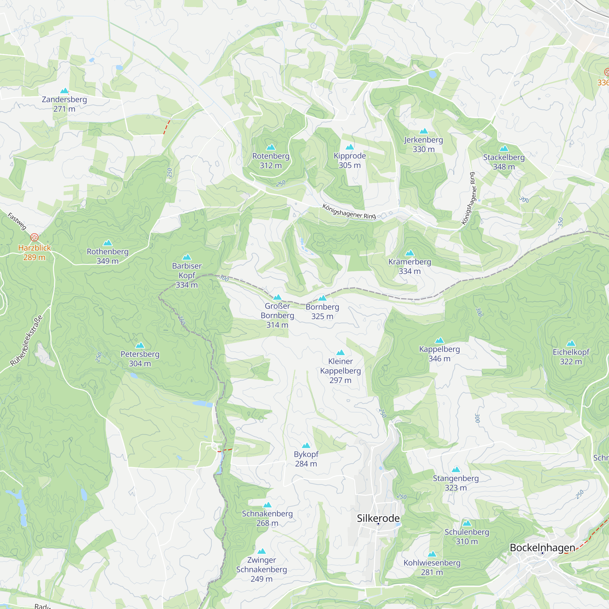 Hochstedter Hütte map