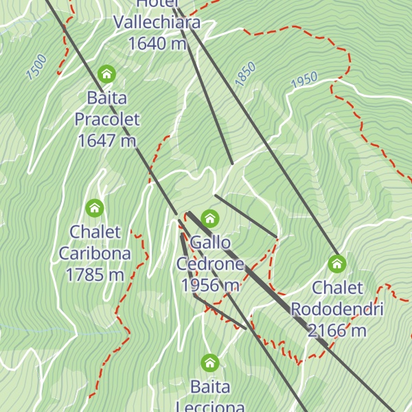 Map of Hotel Gallo Cedrone