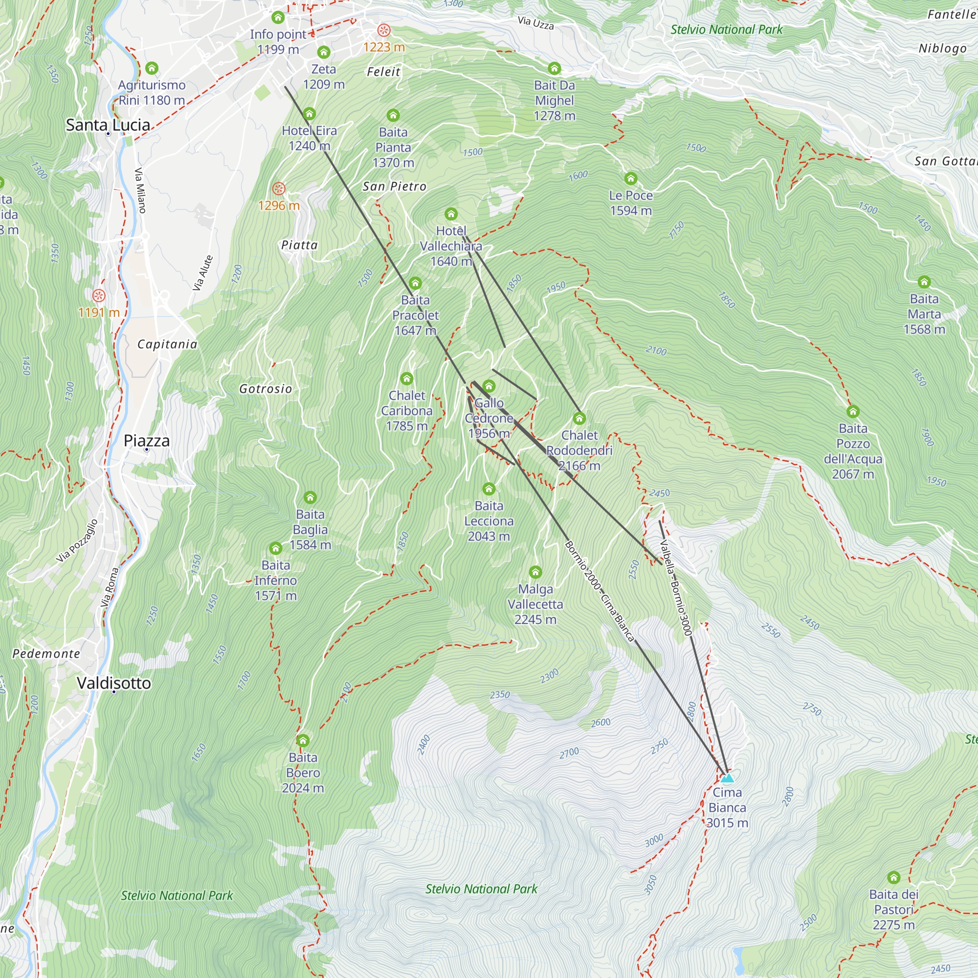 Baita Lecciona map