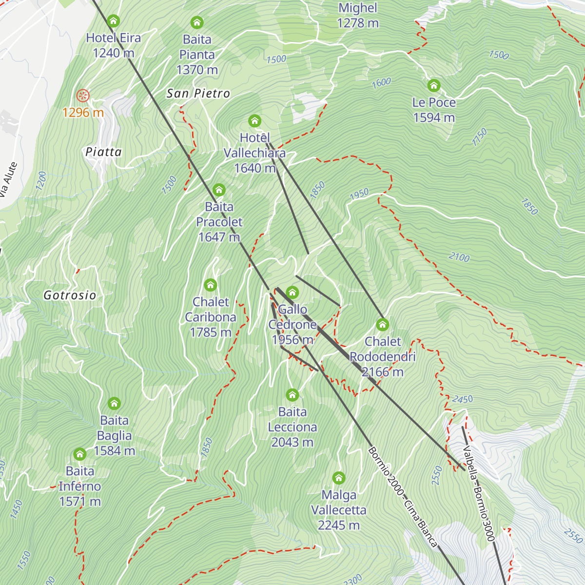 Gallo Cedrone map