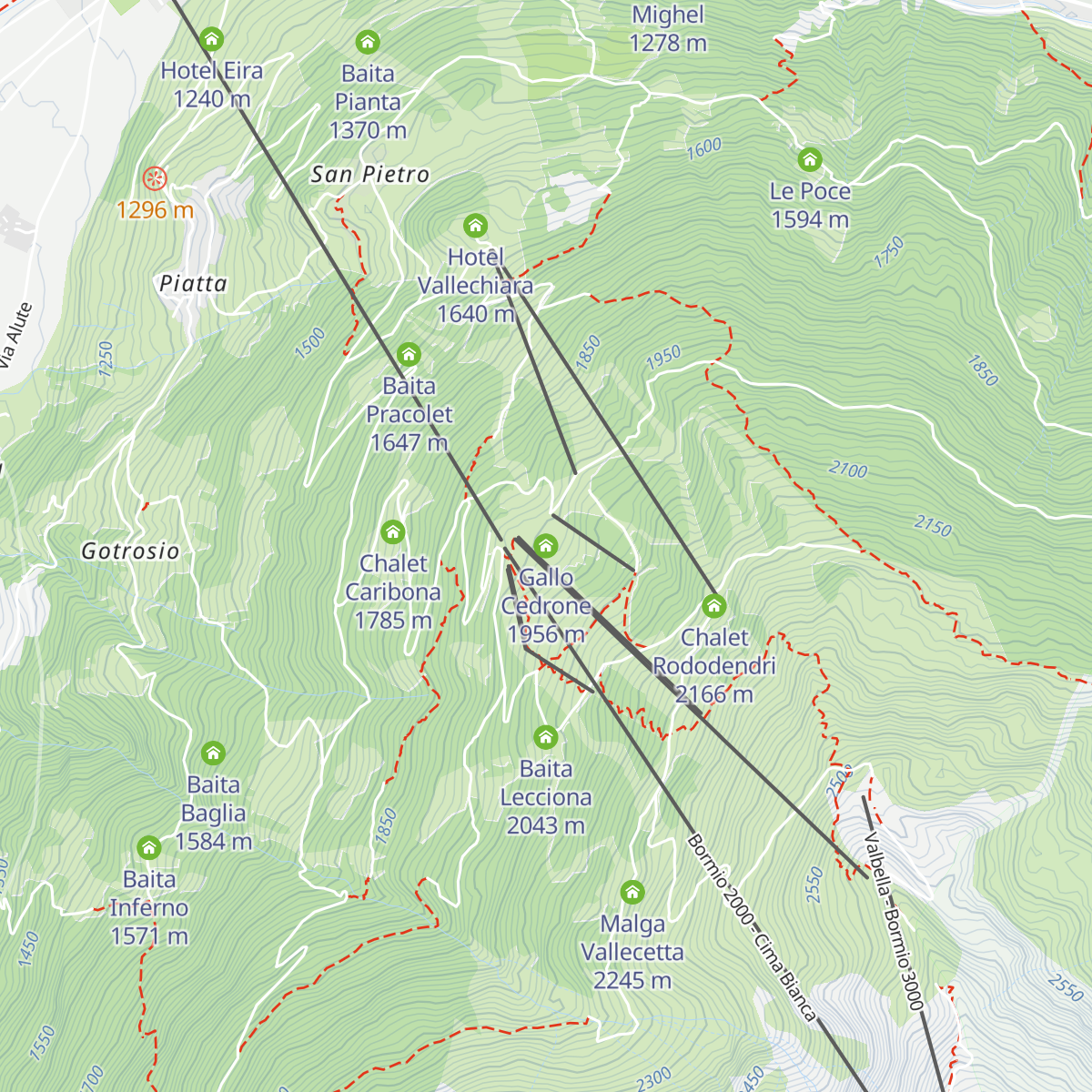 Gallo Cedrone map