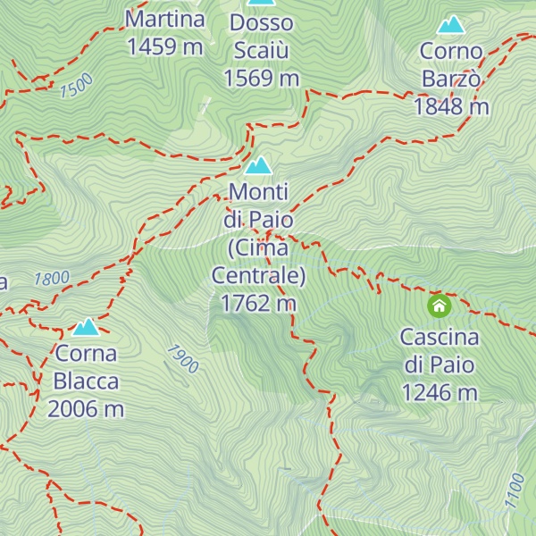 Map of Casinello di Paio Alto