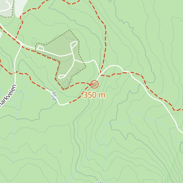 Map of Halvorsenhytta