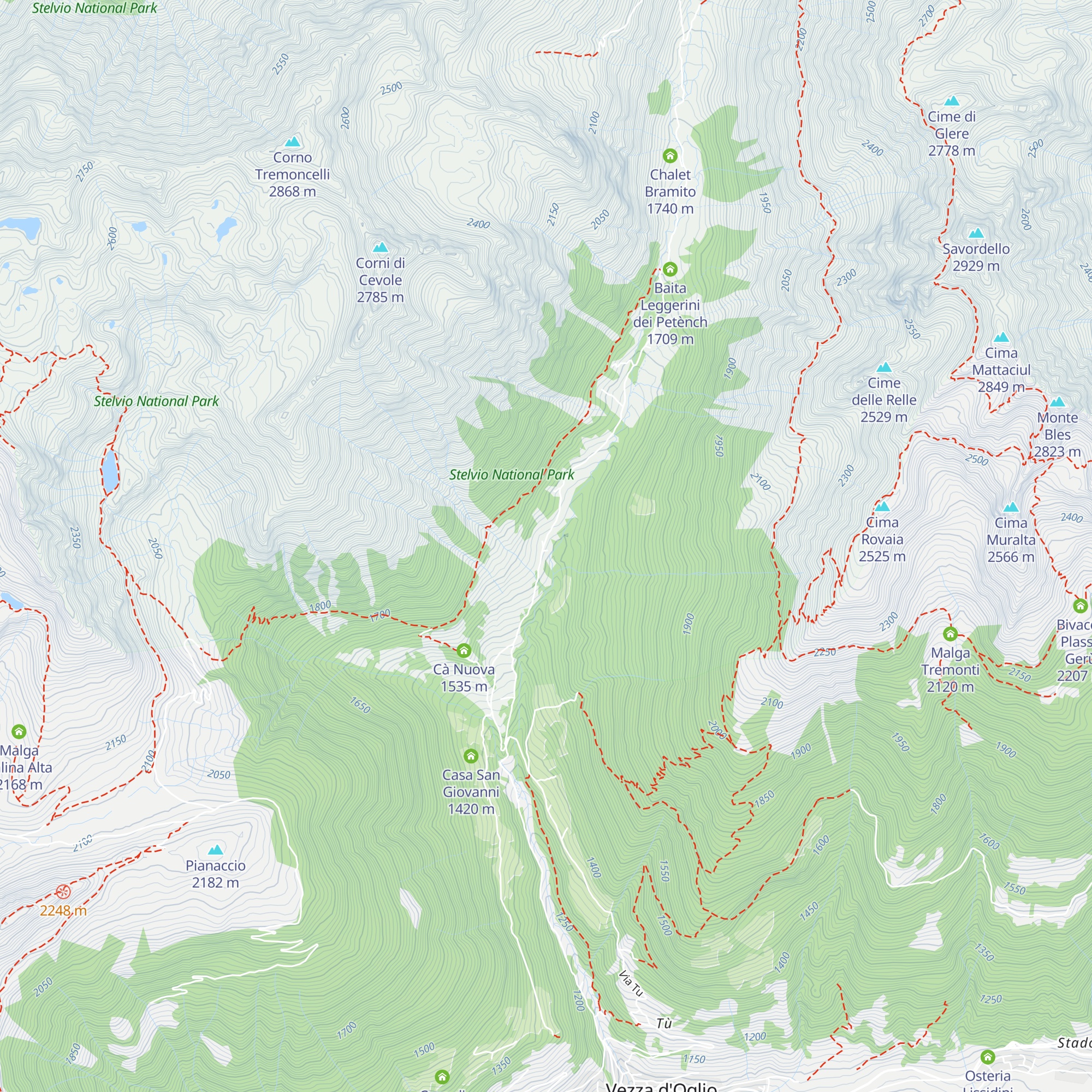 La locanda della Val Grande map