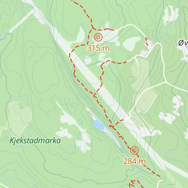 Map of Svartvannsåsen