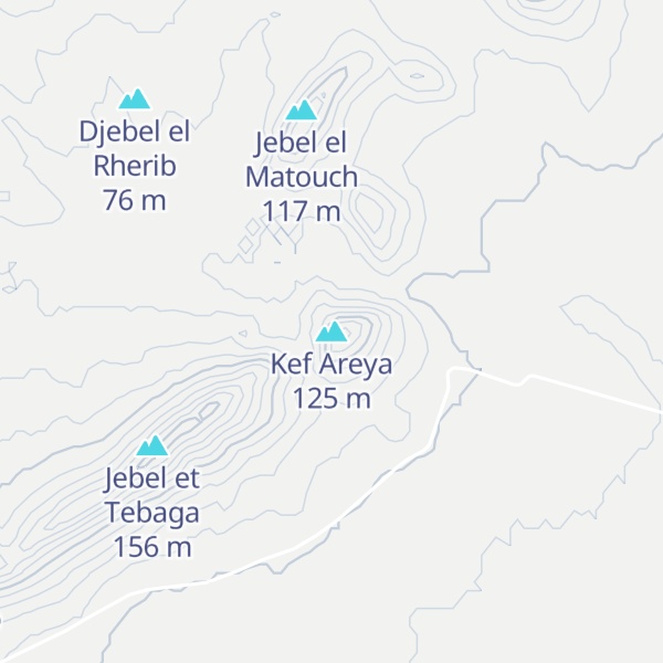 Map of Kef Areya