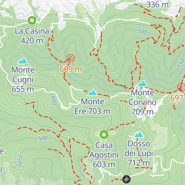 Map of Monte Ere