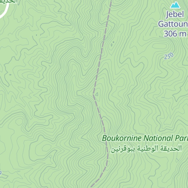 Map of Jebel Srara