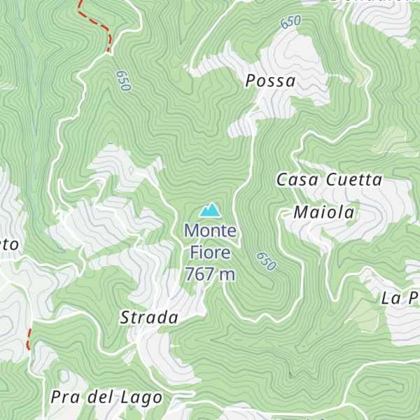 Map of Monte Fiore