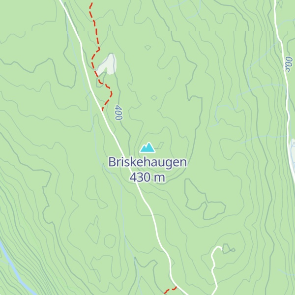 Map of Briskehaugen