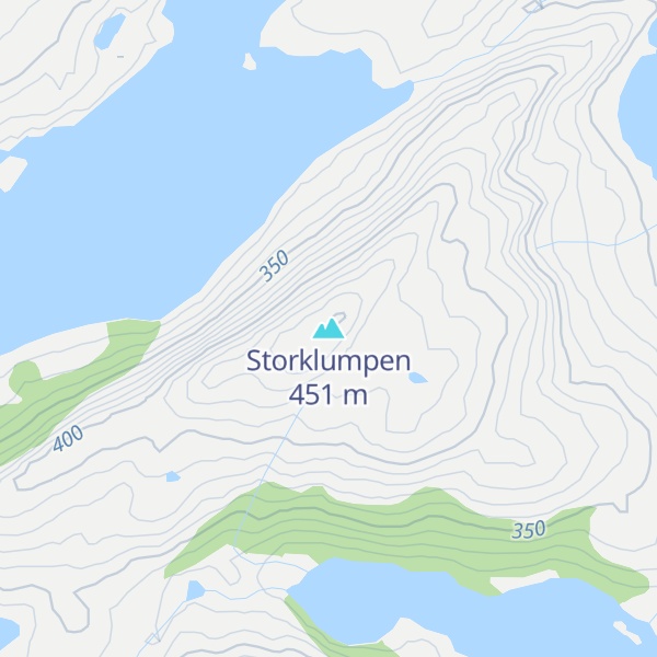 Map of Storklumpen