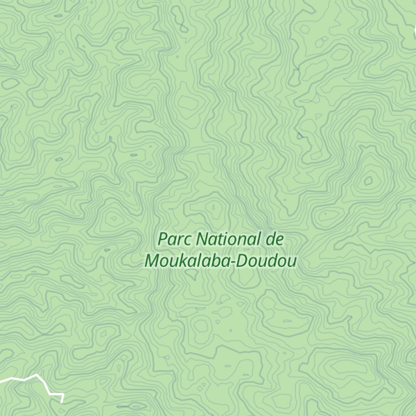 Map of Mont Mougoundja