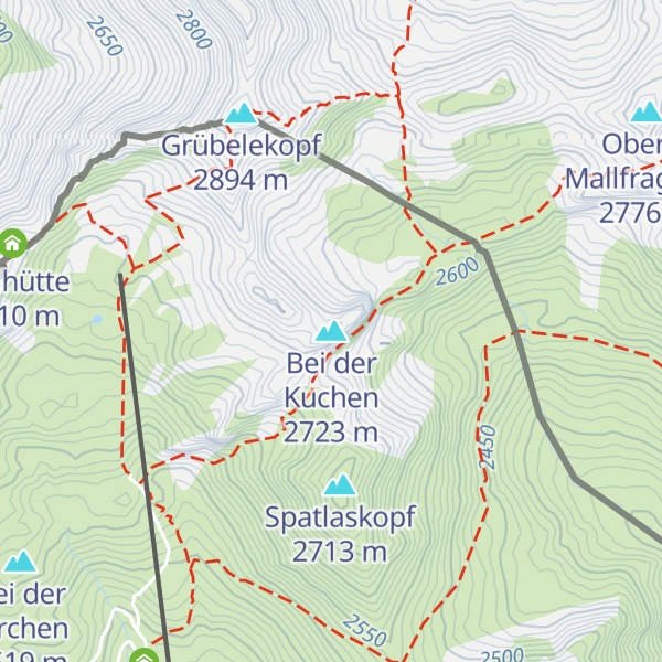 Map of Bei der Kuchen