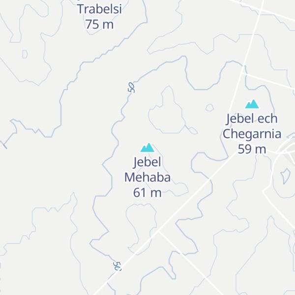 Map of Jebel Mehaba