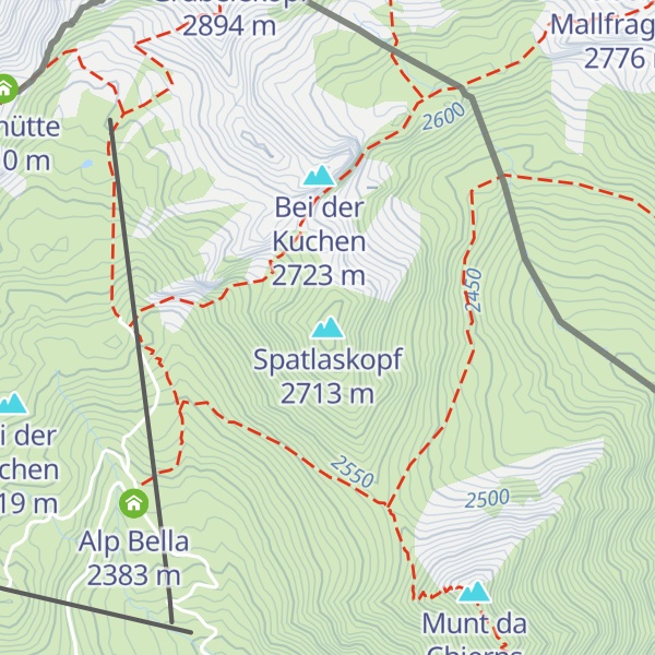 Map of Spatlaskopf