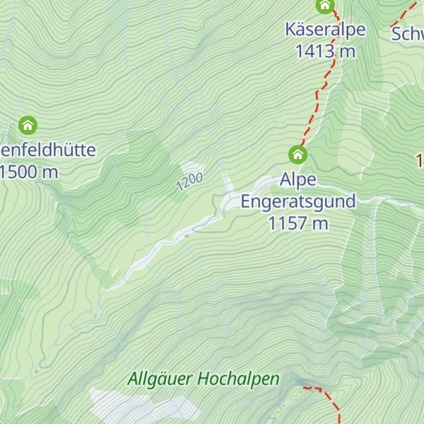 Map of Vorsäßhütte (Plattenalpe)