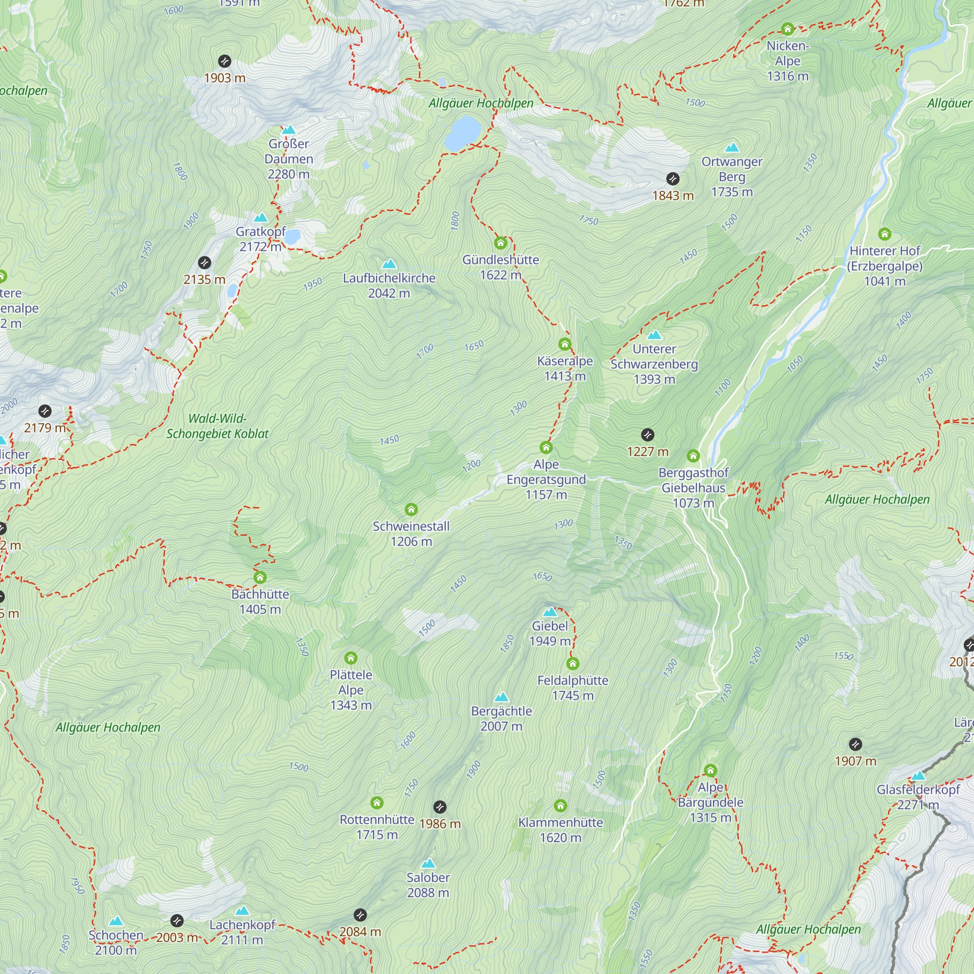 Vorsäßhütte (Plattenalpe) map