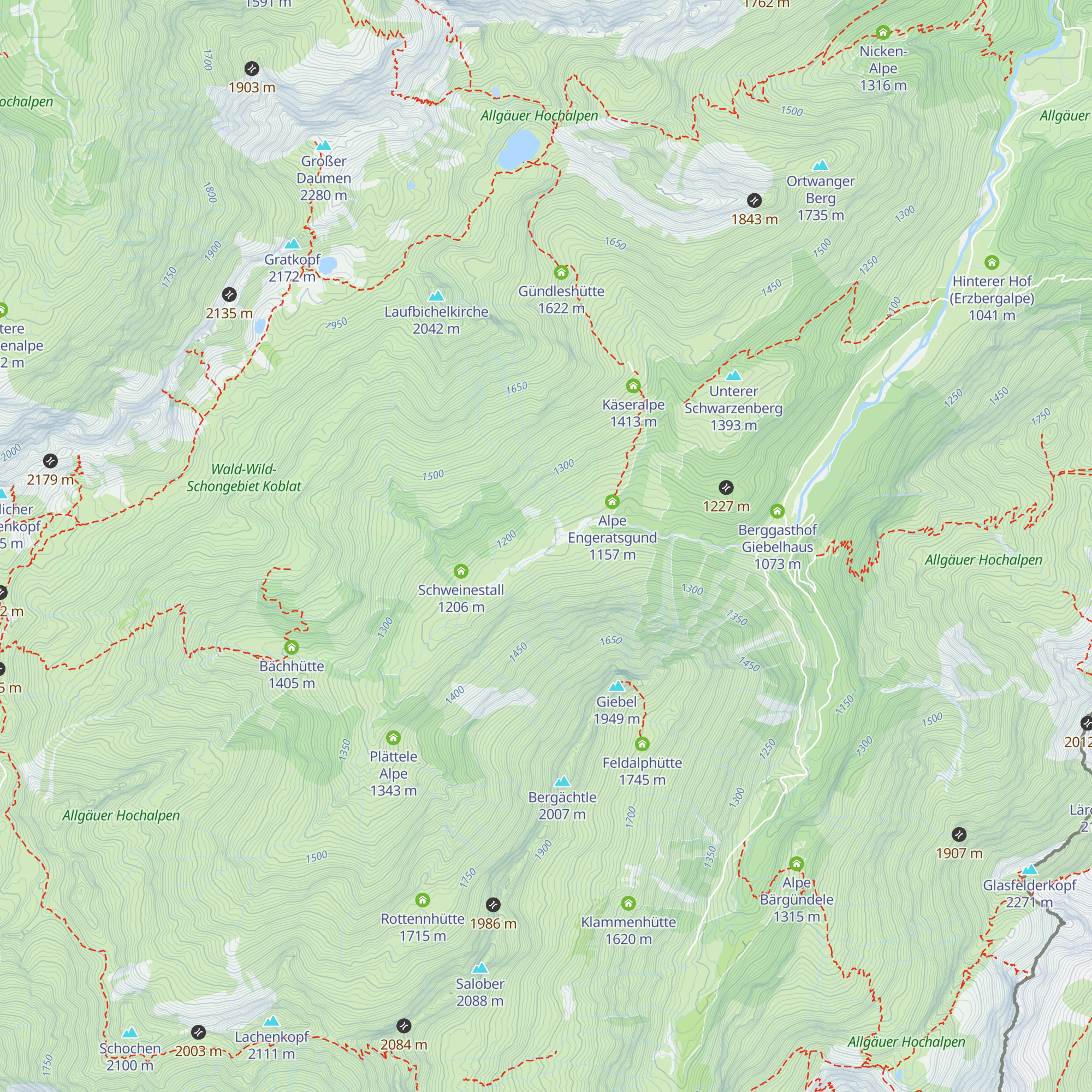 Vorsäßhütte (Plattenalpe) map