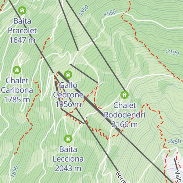 Map of Laghetti