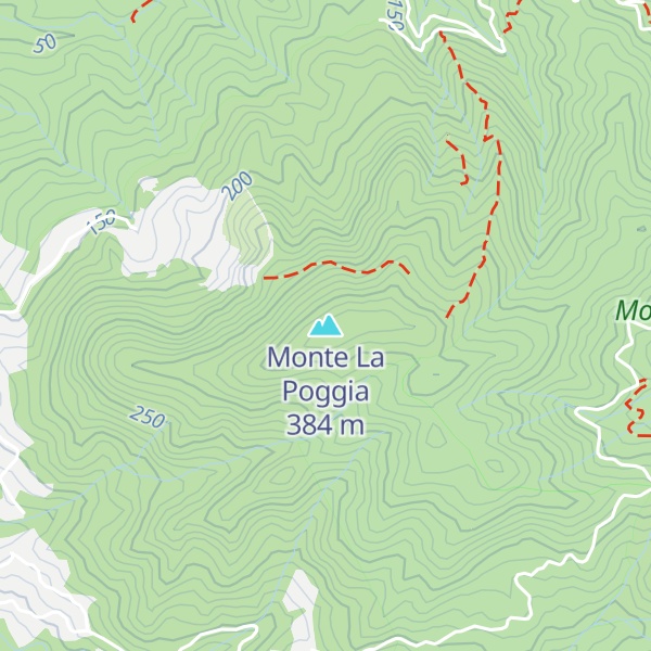 Map of Monte La Poggia